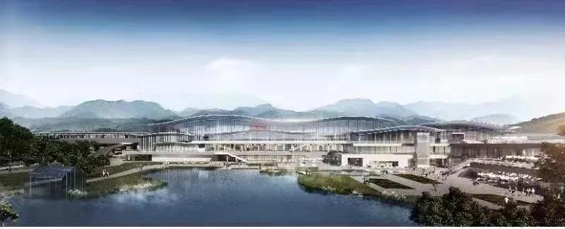湖杭铁路富阳西站综合配套工程效果图出炉!