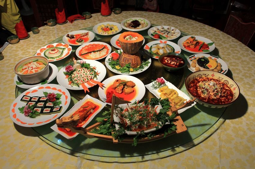 乐山豆腐宴图片