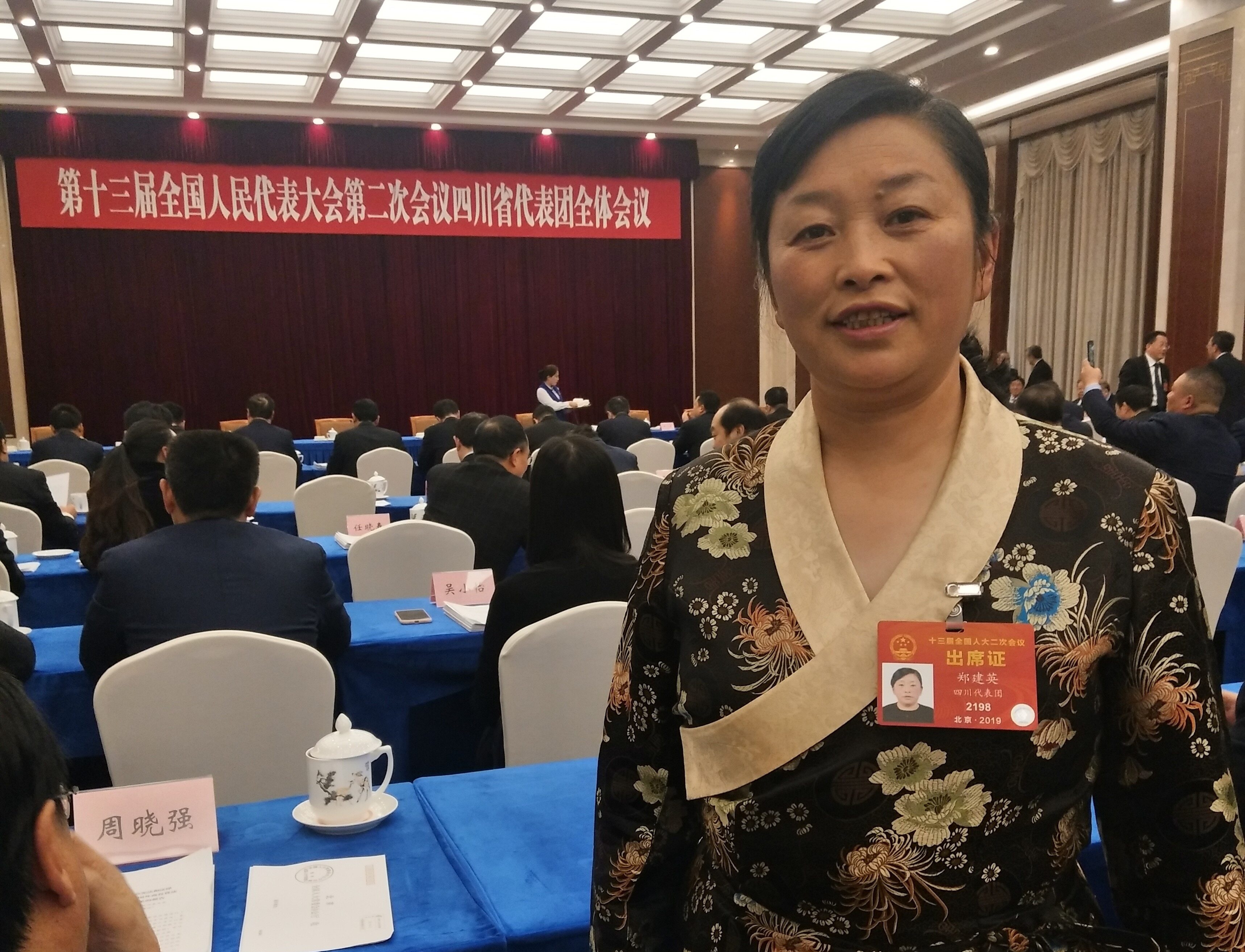 全国人大代表,四川省康定市雅拉乡头道桥村党支部书记郑建英:美丽藏乡