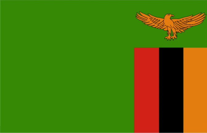赞比亚的国旗图片