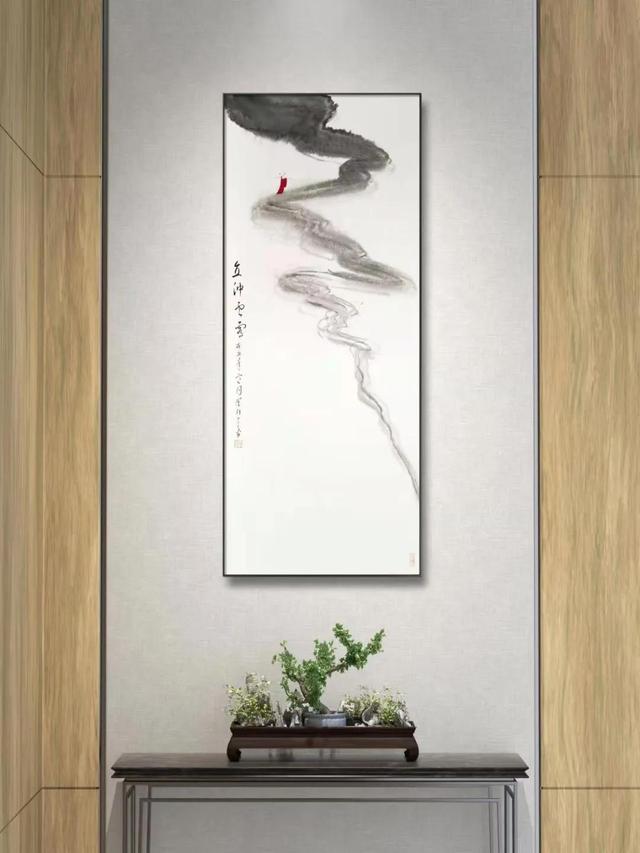 抖音百万粉丝禅意画家墨轩子作品赏析