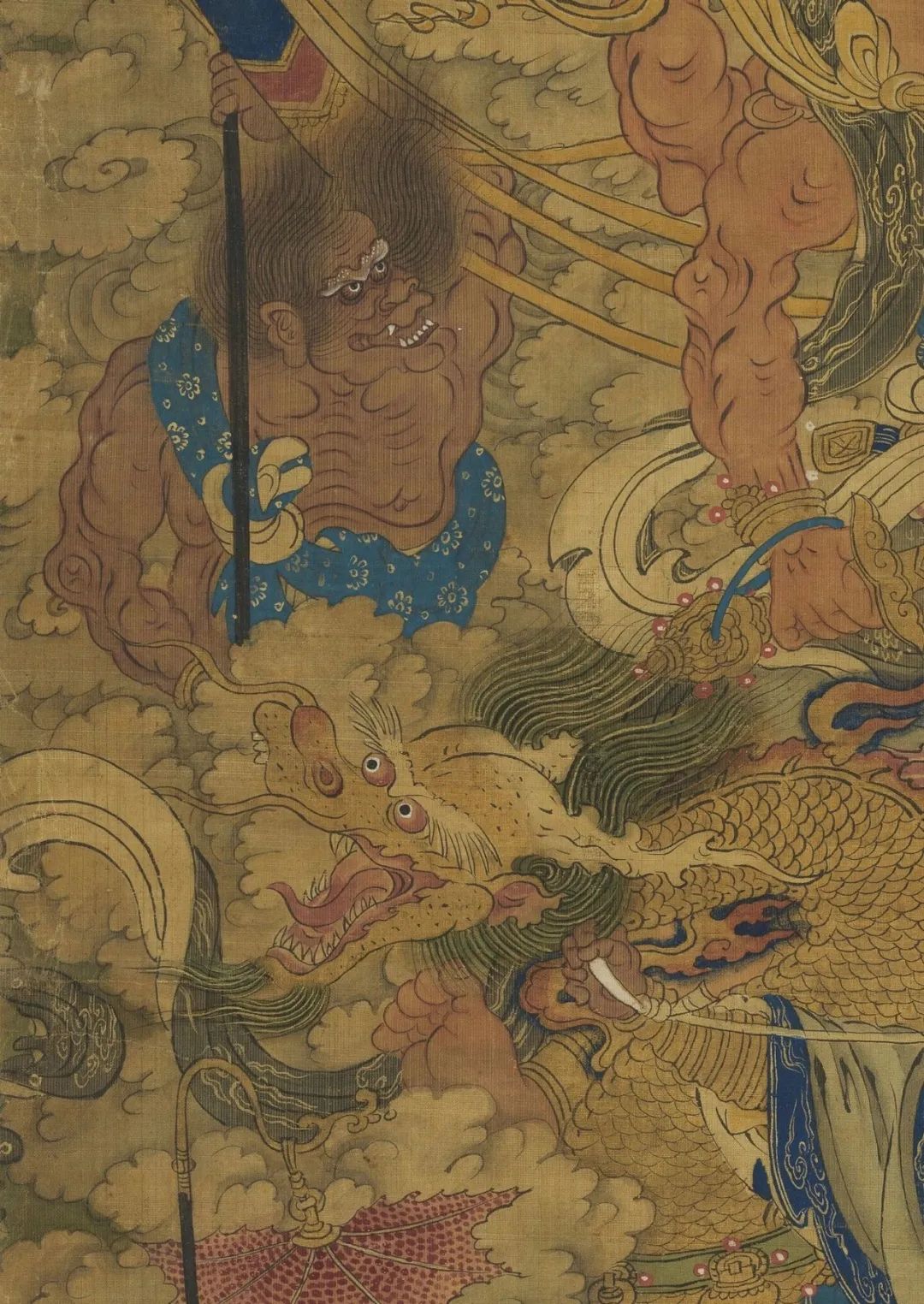 明代宫廷水陆画《罗刹众图》