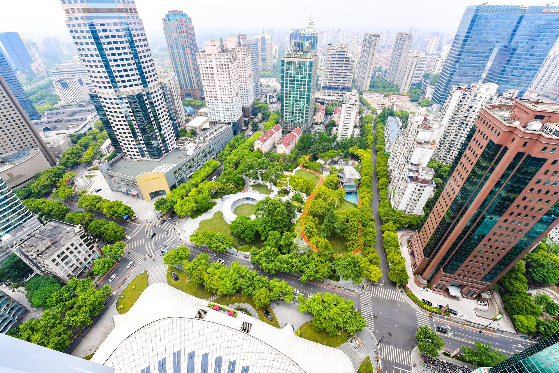 "老虹桥"透出新绿,虹桥公园焕新开放