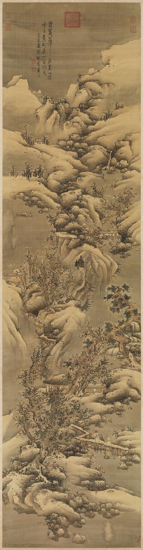 蓝瑛山水画赏析