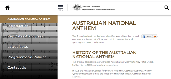 澳大利亚国歌改了