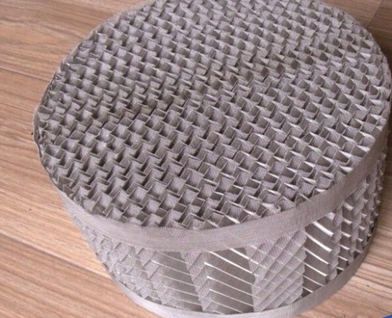 金属规整填料bx500丝网波纹填料