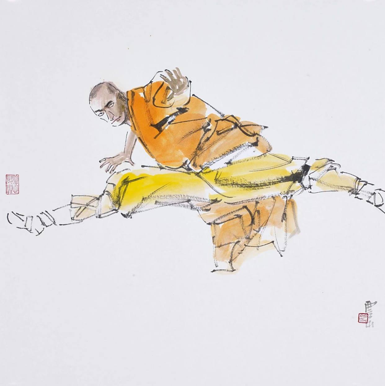 《武术系列》王西京 中国画