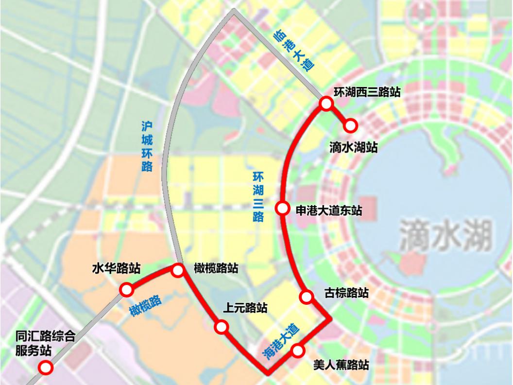 「提示」上海临港中运量t2线(水华路站-滴水湖站)将于今天(10月28日)