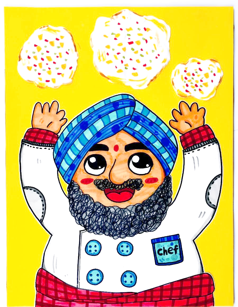 探秘印度飞饼的绘画之旅