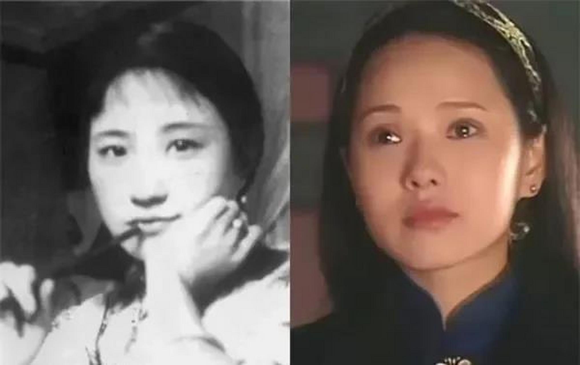 民国四大美女与她们的扮演者们 陆小曼vs伊能静 从一些老照片中我们