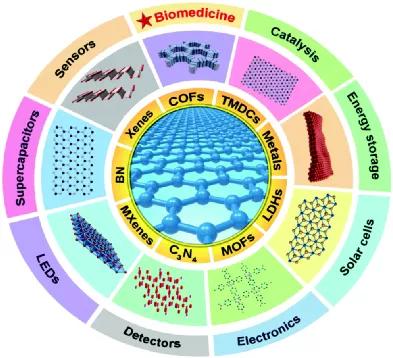 综述二维生物材料:材料科学,生物效应与生物医学工程应用应用