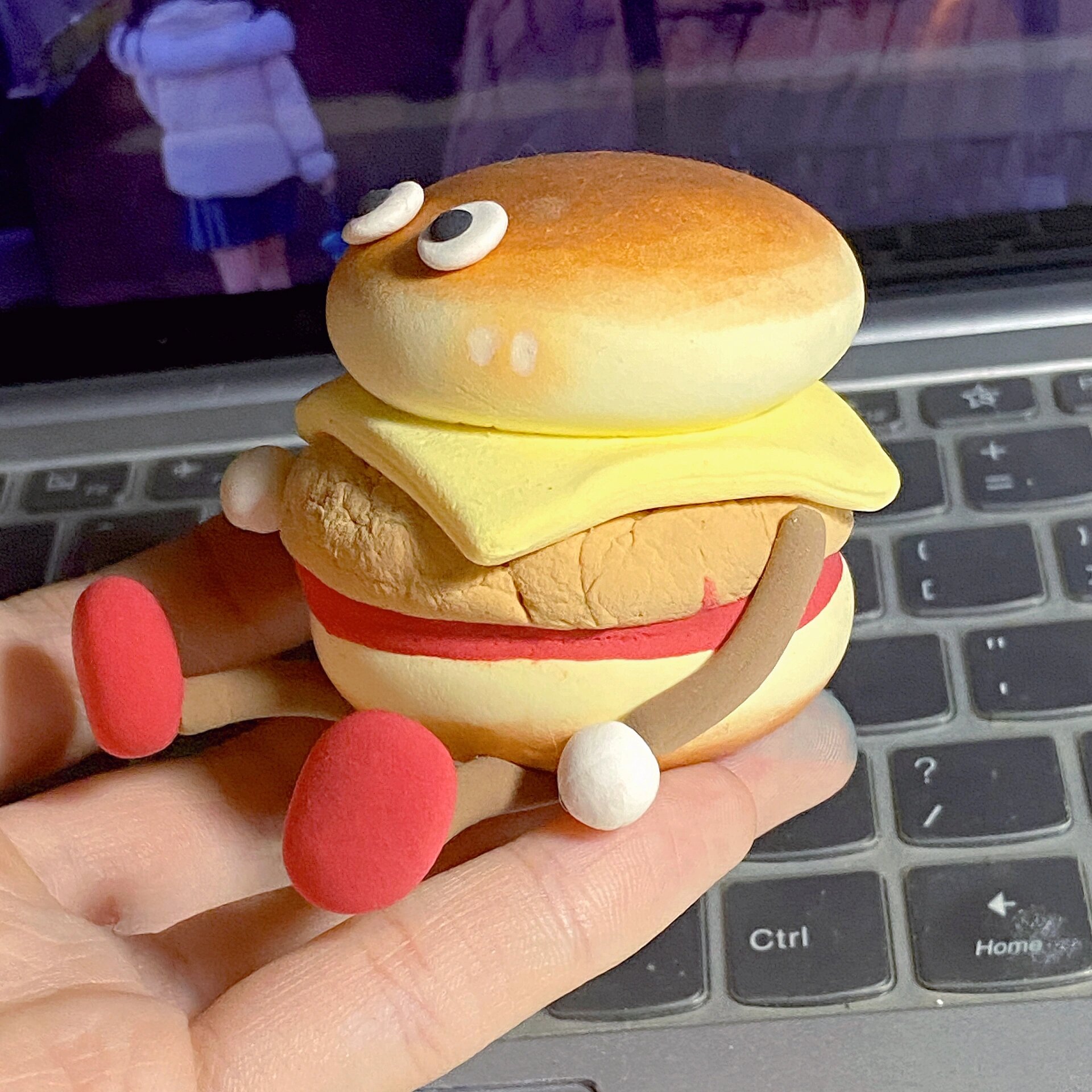 黏土/超多料的汉堡来咯