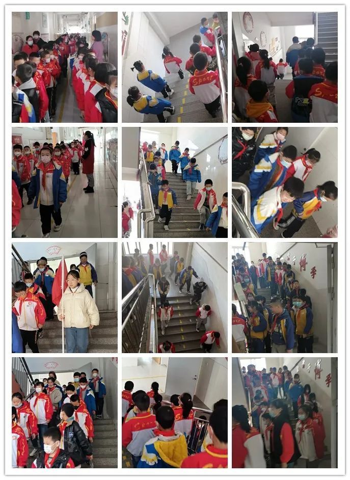 预防踩踏,守护安全——大华小学开展防踩踏应急疏散演练活动