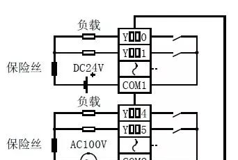 三菱fx3uplc输出接线(图解一目了然)