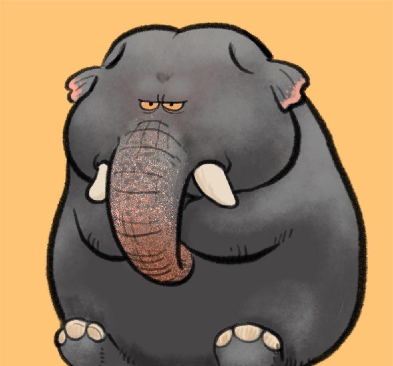 胖且生气集锦[春游家族][春游家族] #不二马画动物##漫画##一起长大