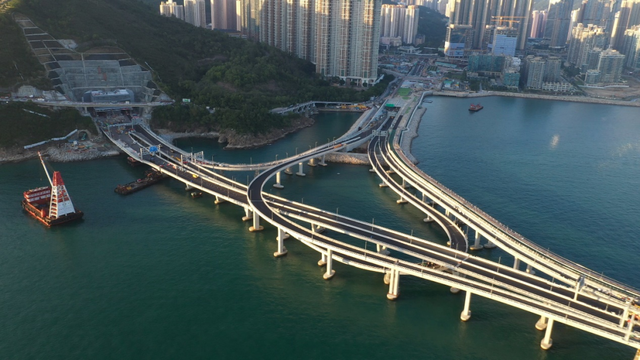 香港將軍澳–藍田隧道及跨灣連接路正式開通