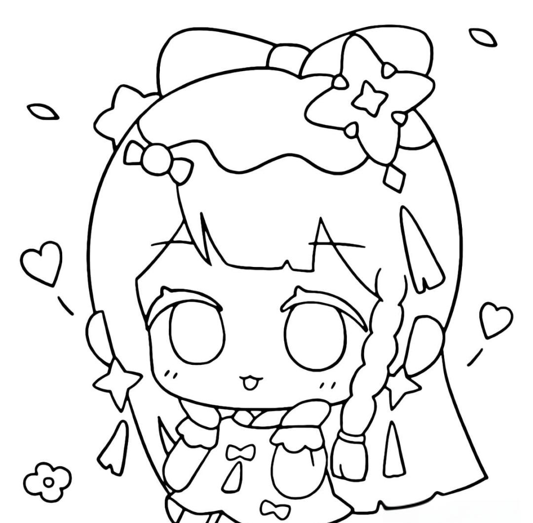 q版可爱女孩涂色素材与配色技巧大揭秘,让你的画作焕发新光彩!