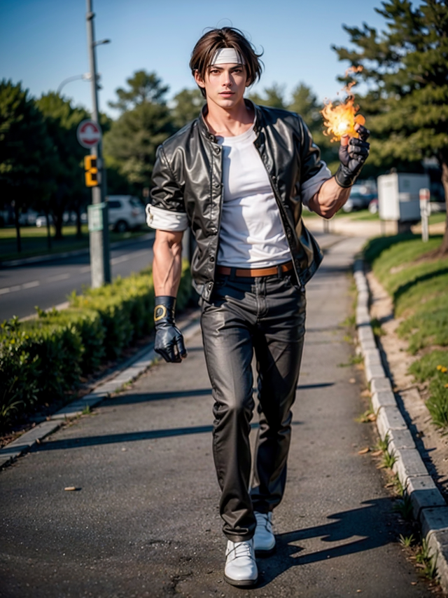 《拳皇》草薙京 头像 壁纸