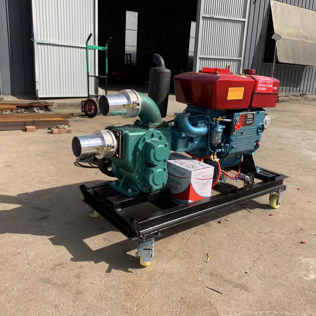 直吸直排抽粪泵柴油水冷抽粪机2寸3寸4寸不堵塞