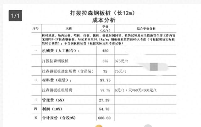 抗滑桩2米x3米单价明细图片