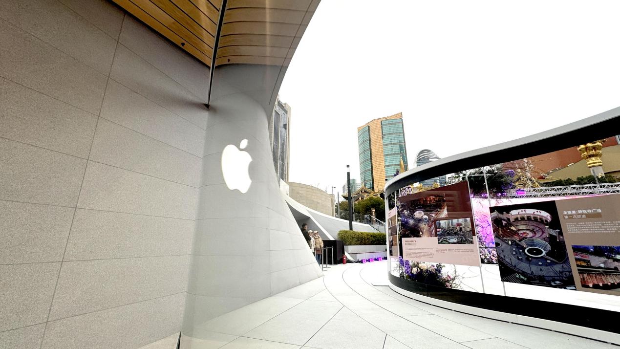 坐标上海 国内最大apple store即将开业!
