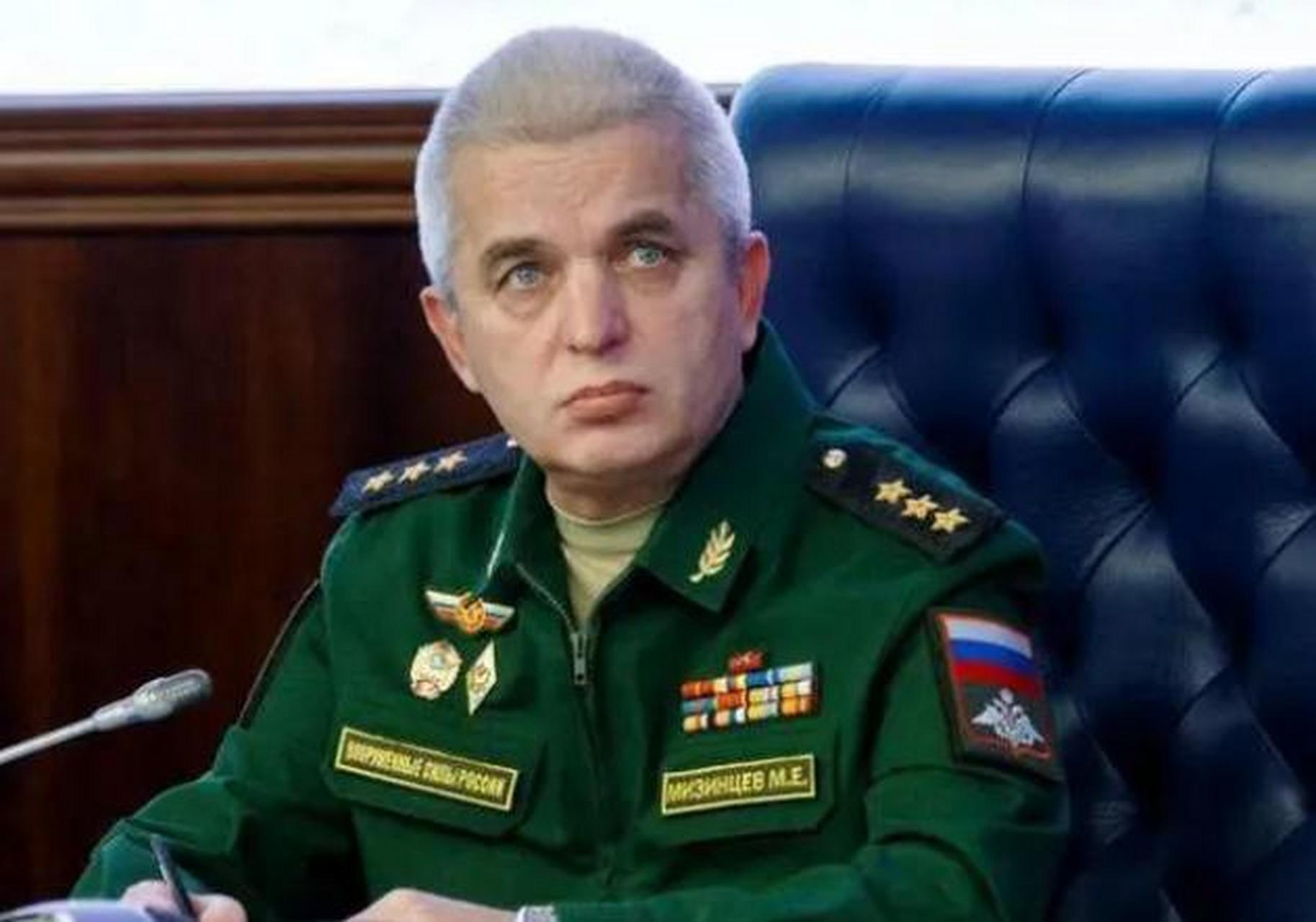 有消息称,俄罗斯国防部副部长米哈伊尔·米津采夫上将被免职.