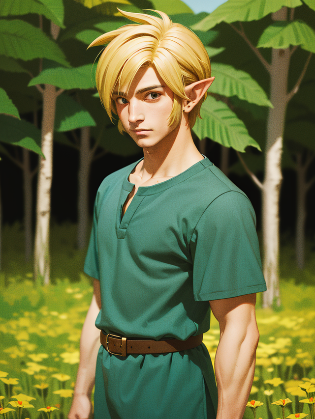 《塞尔达传说》各种画风的林克 头像 壁纸