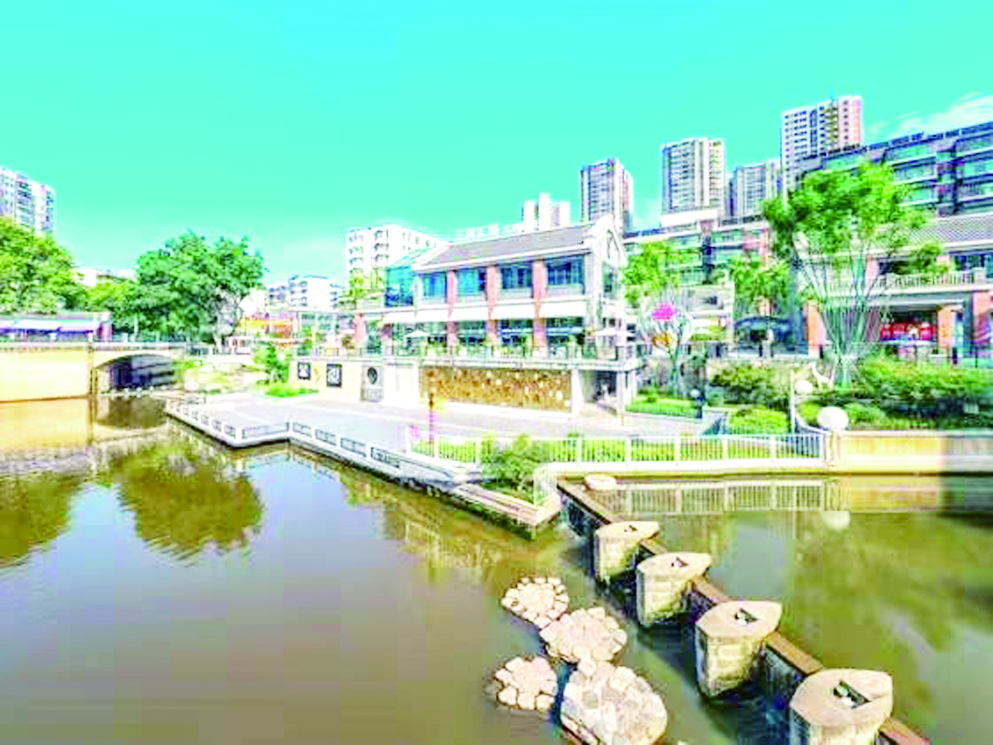 永川:三河汇碧景美 岸绿水清鱼欢