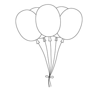 怎么画气球好看又简单图片