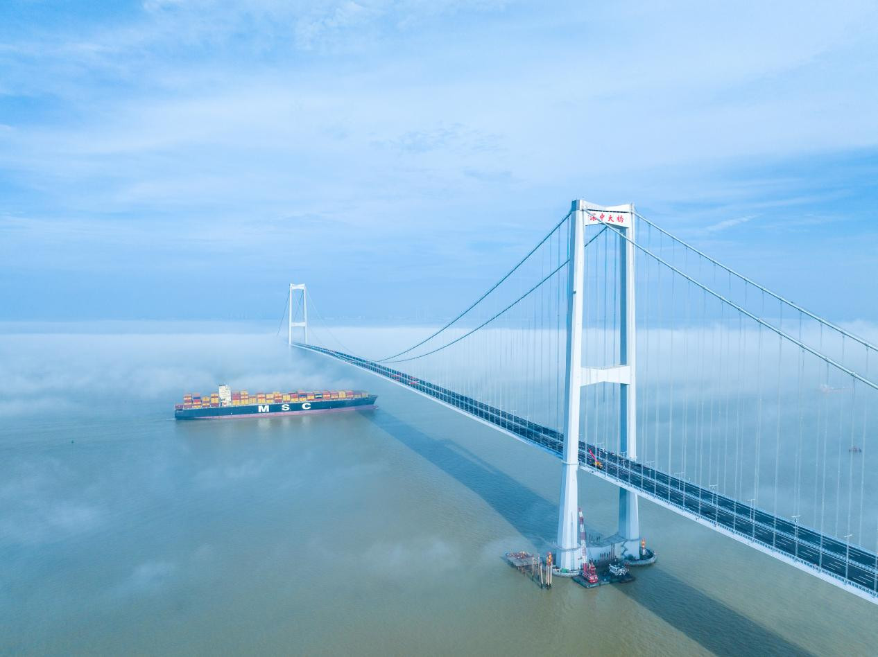 海陆空出动!深中通道上演紧急救援为通车作预演