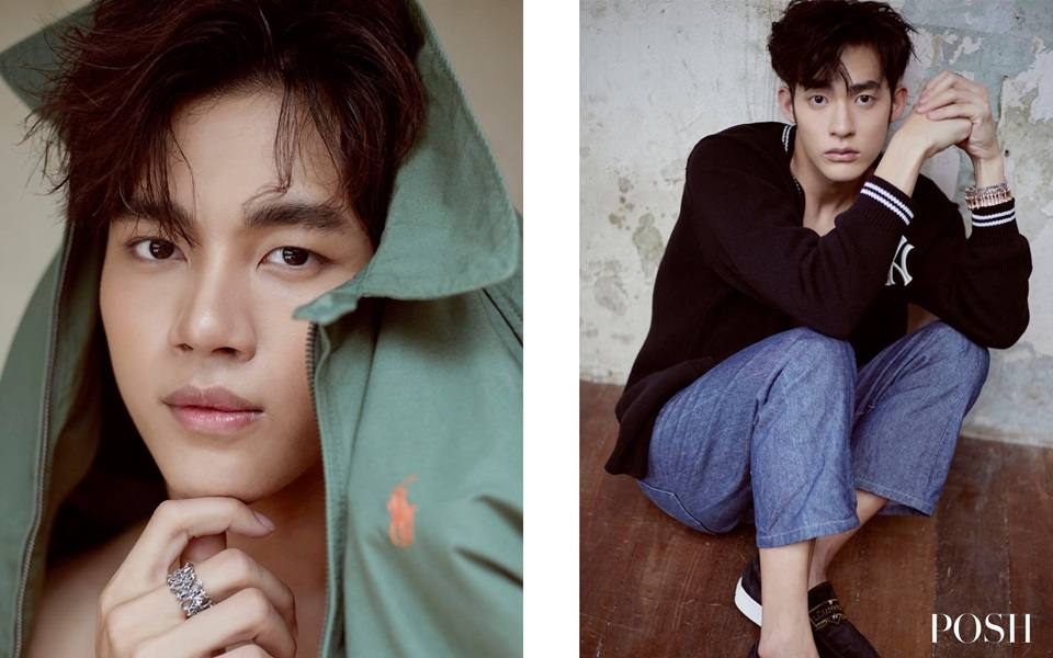 泰剧《裁定终身》蔡辰逸chap和林亦乐green最新时尚写真大片