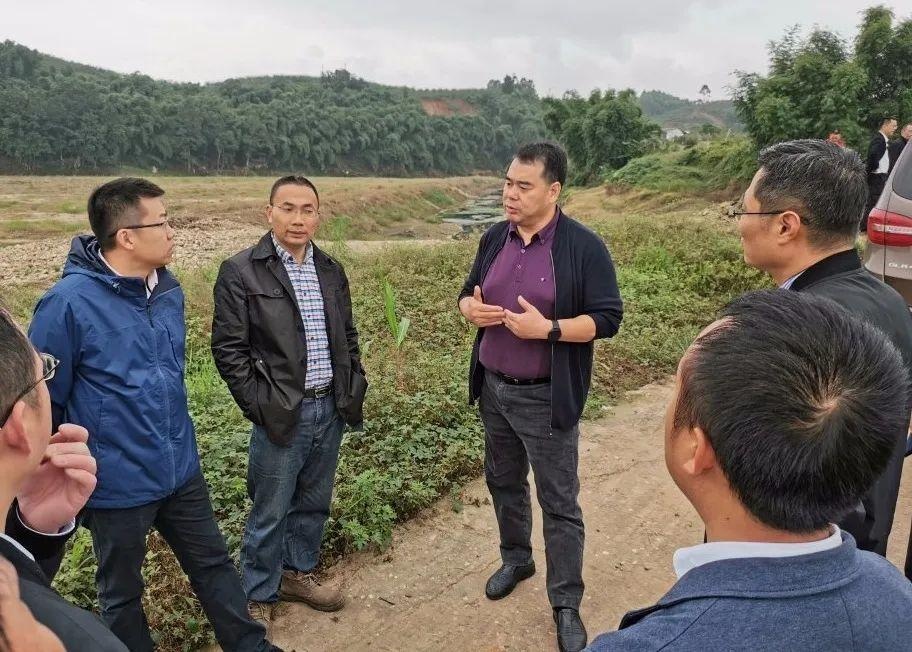 刘先伟率队督导思蒙河流域治理工作