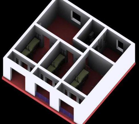 图片数据来源于:百度图片小宿舍俯视图