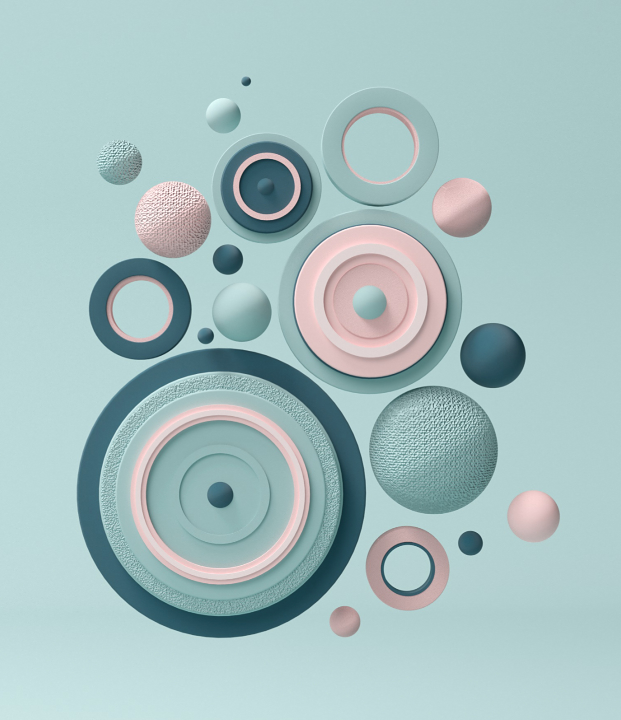 4d风格设计作品!立体感-平面设计