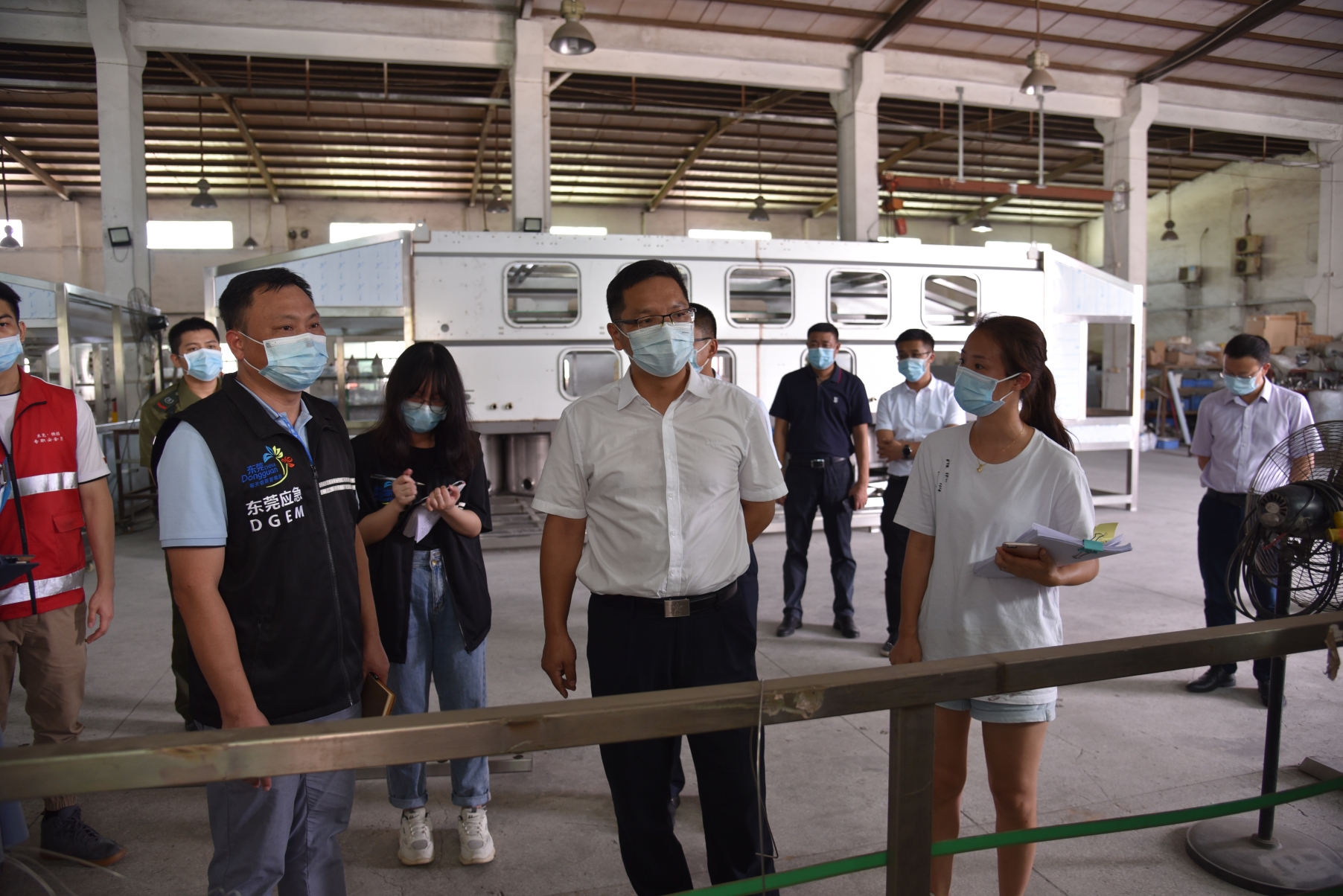 狠抓隐患排查整治,横沥镇委书记覃春检查安全生产工作