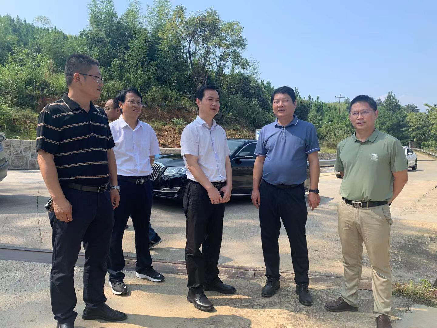 何德波一行先后到永华国际风情街,步步高超市,城中市