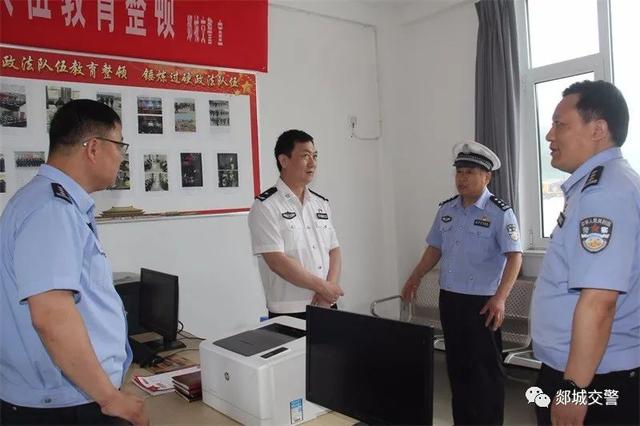 张大农同志到郯城县调研督导公安交通管理工作