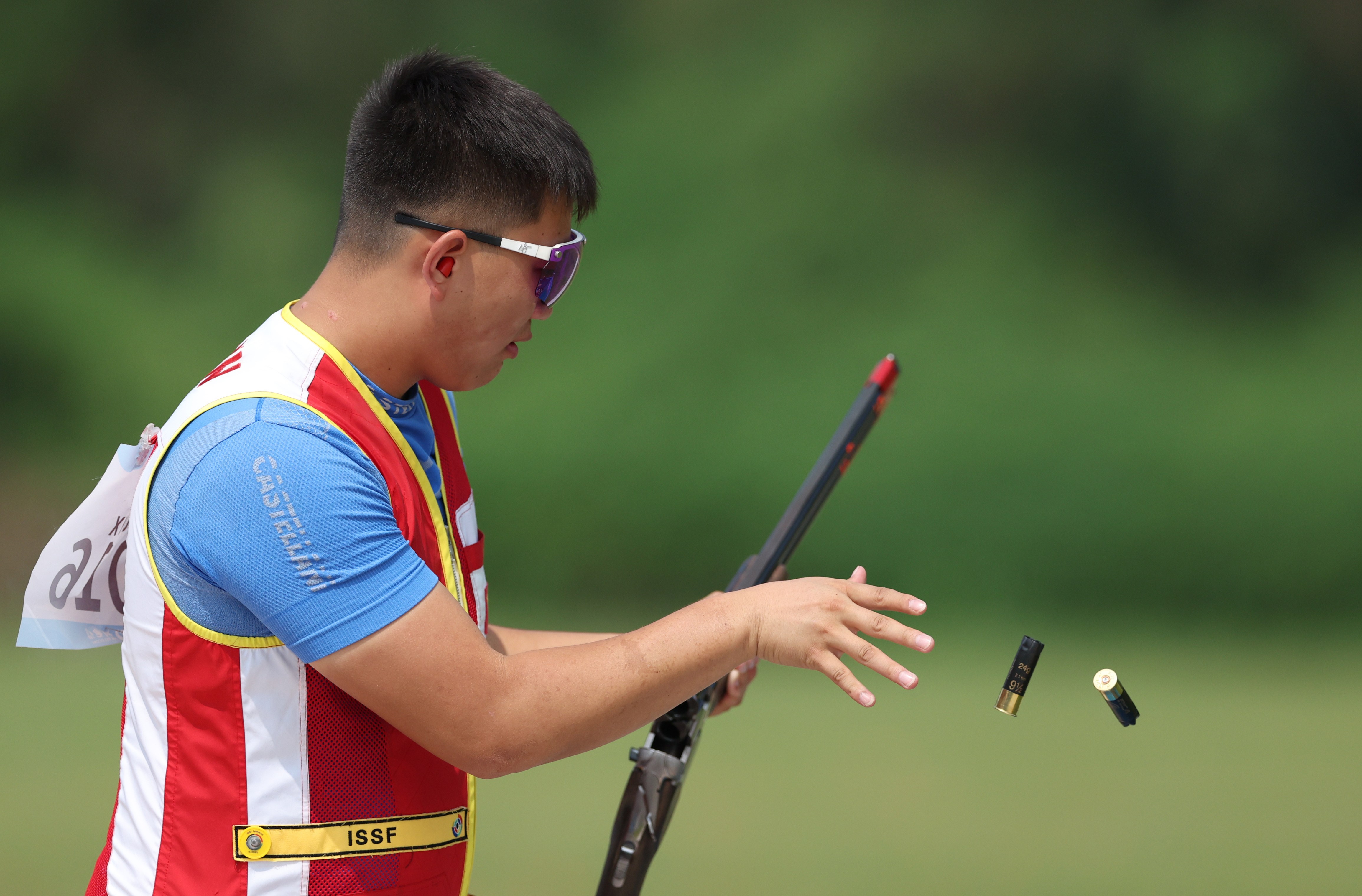 射击——中国队获男子双向飞碟团体金牌(2)