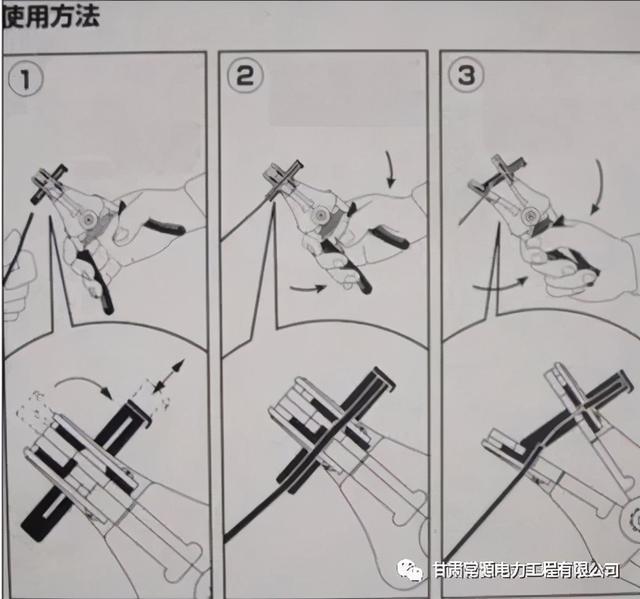 电工剥线钳的机构原理和使用方法