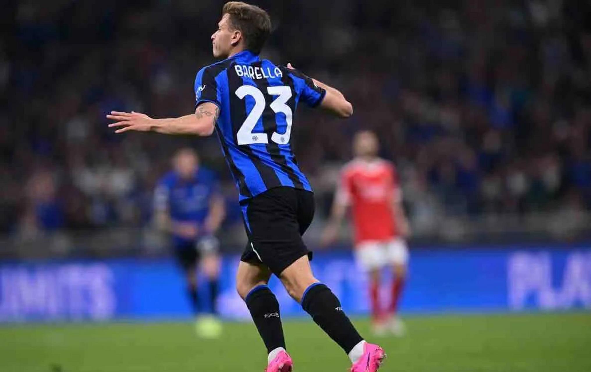 巴雷拉欧冠连场进球职业生涯首次  4月20日讯,在刚刚结束的欧冠四分之