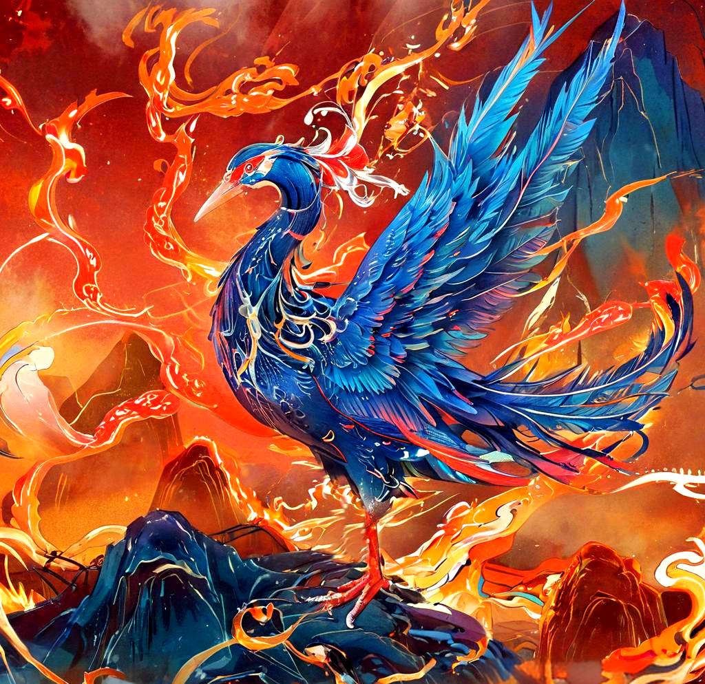 《白泽图》揭秘:火之精怪毕方的多重形象与故事