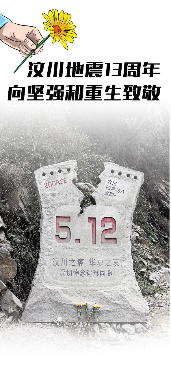 汶川地震13周年:向坚强和重生致敬