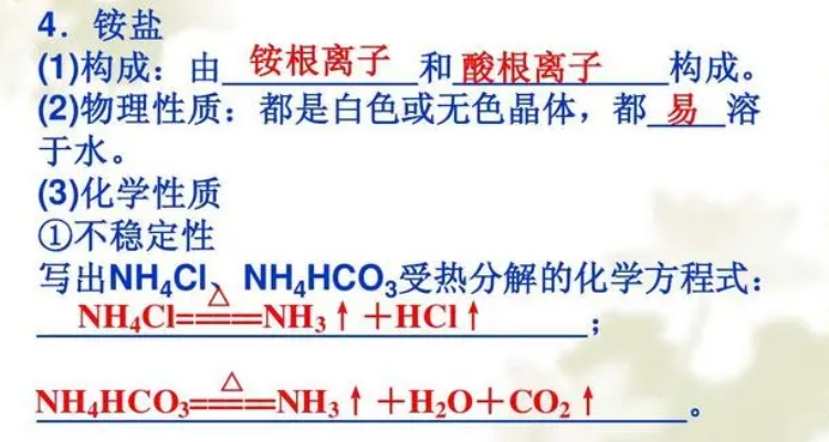 铵根化学式图片