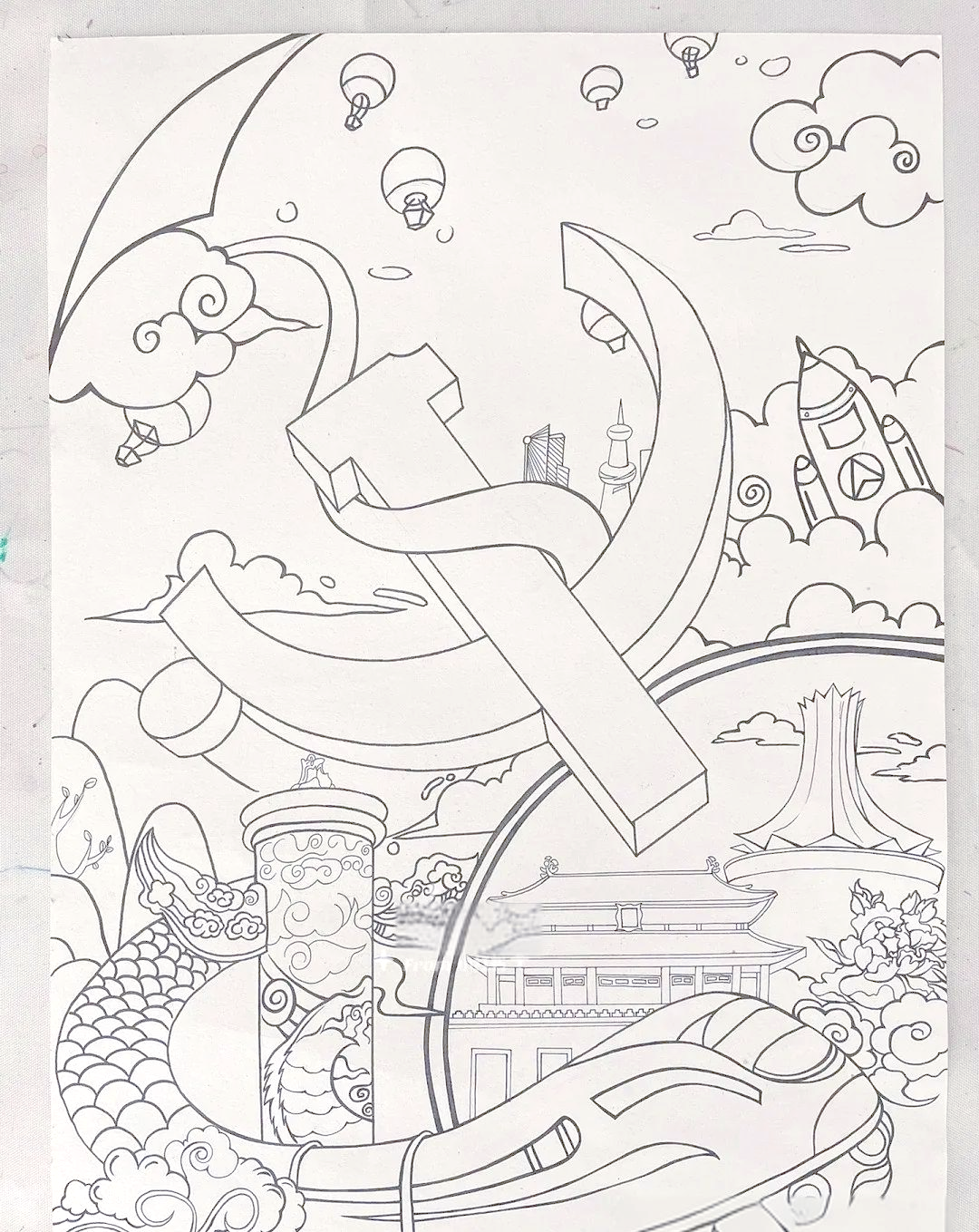 七一建党节主题绘画指南:从构思到完成