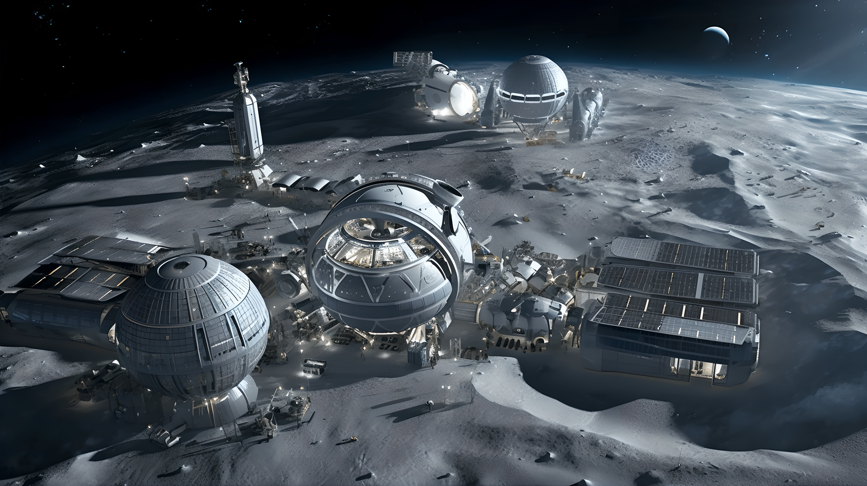 2030年中国将实现载人登月,ai绘画展示未来中国科技!