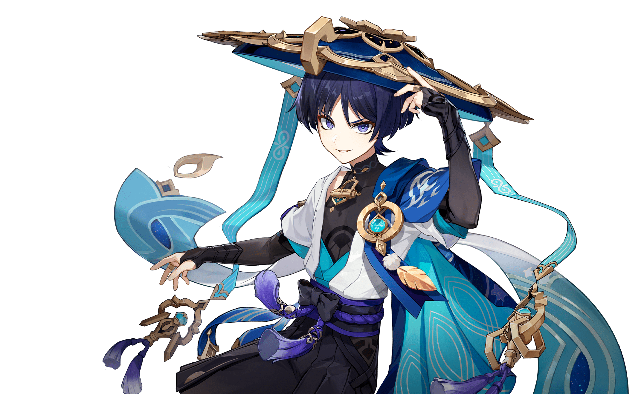 原神「流浪者·散兵」立绘,壁纸,祈愿,头像,名片,动图