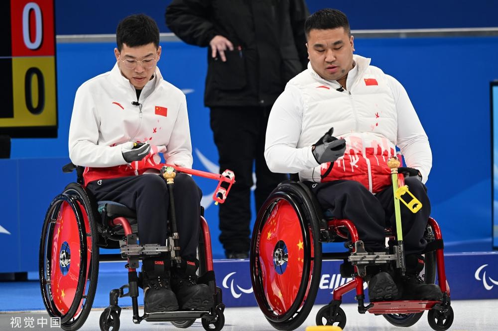 「圖」輪椅冰壺團體循環賽 中國隊大勝韓國獲兩連勝