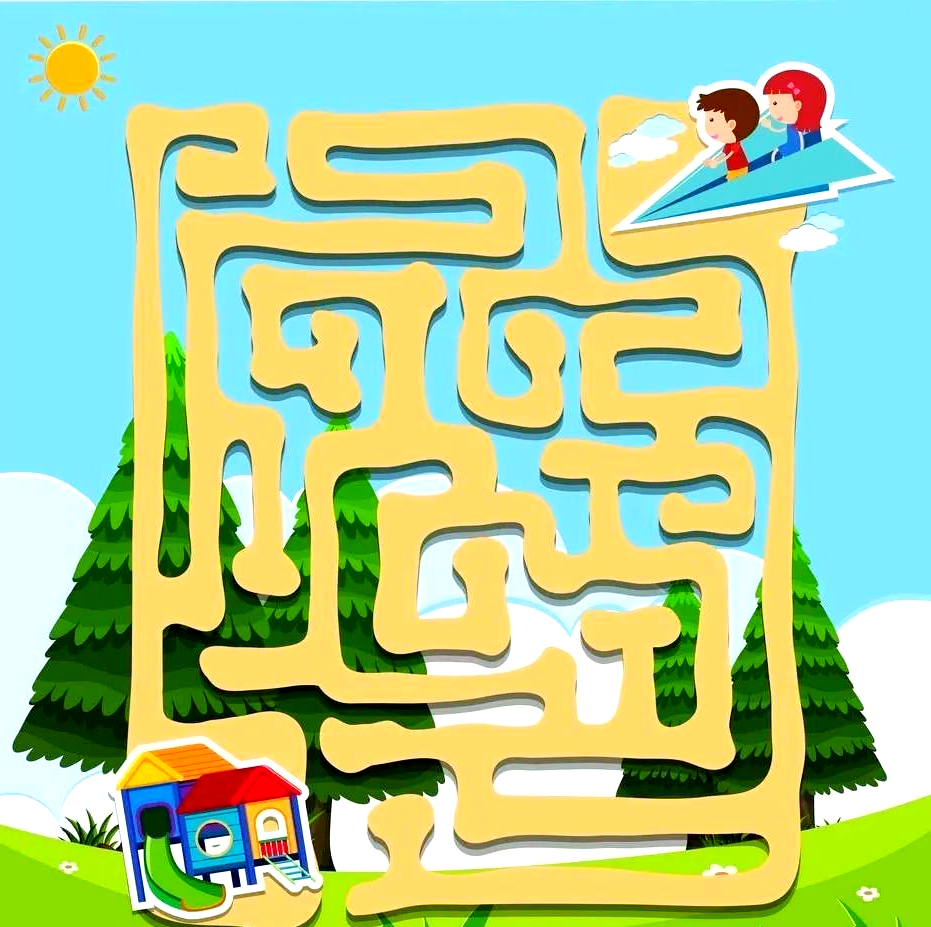 幼儿园的迷宫探索之旅