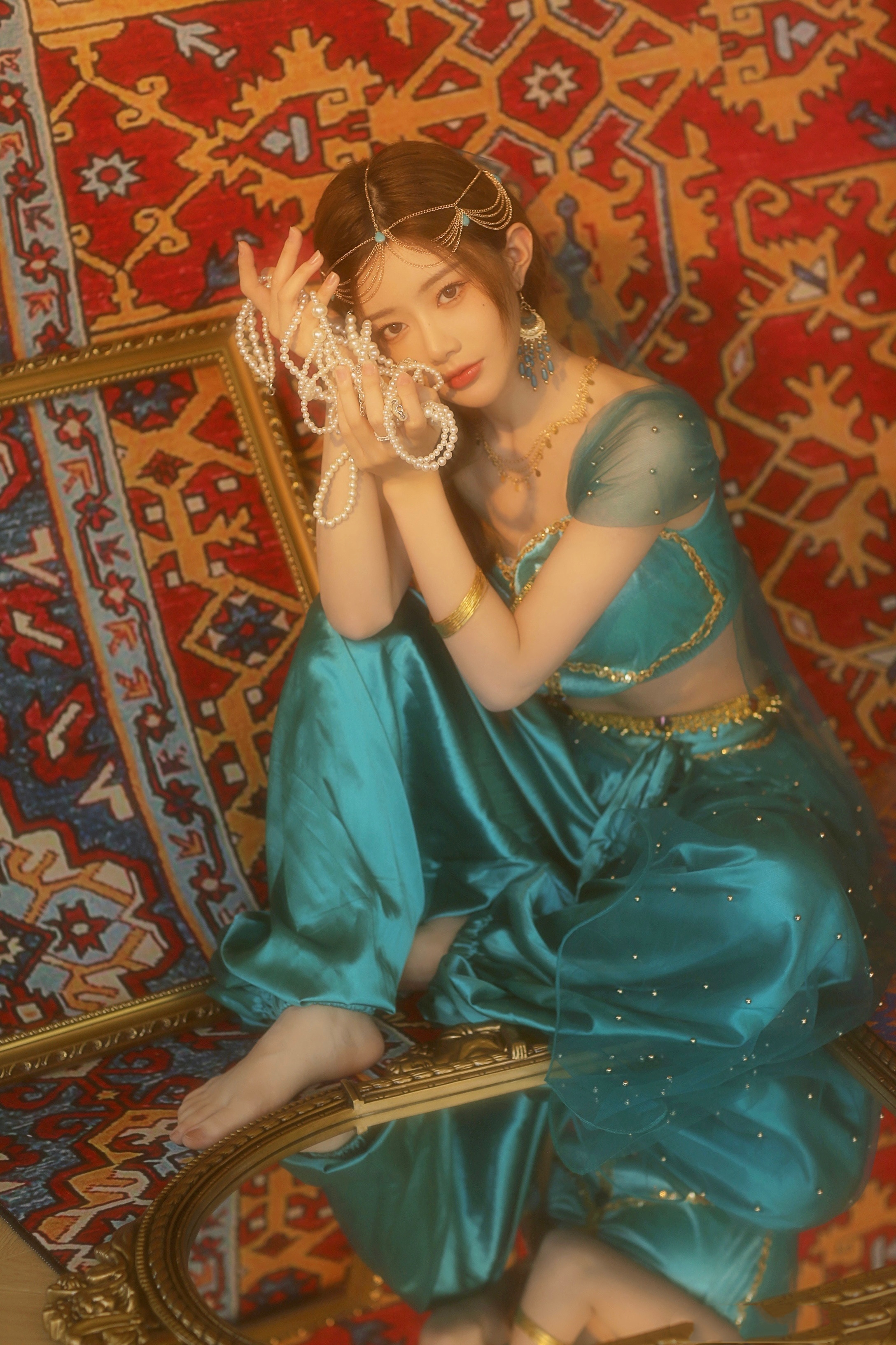 胡晓慧,异域风情造型,翩若惊鸿,婉若游龙!