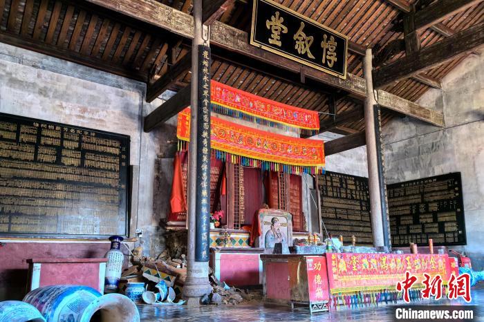 探访福建上杭李氏大宗祠 部分坍塌 正加快抢险和维修